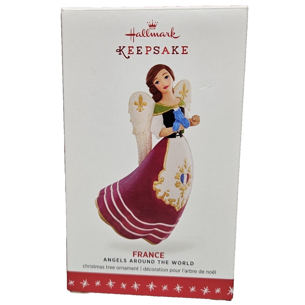 Hallmark France Angels Around World Keepsake Ornament 6th Final Christmas NOS